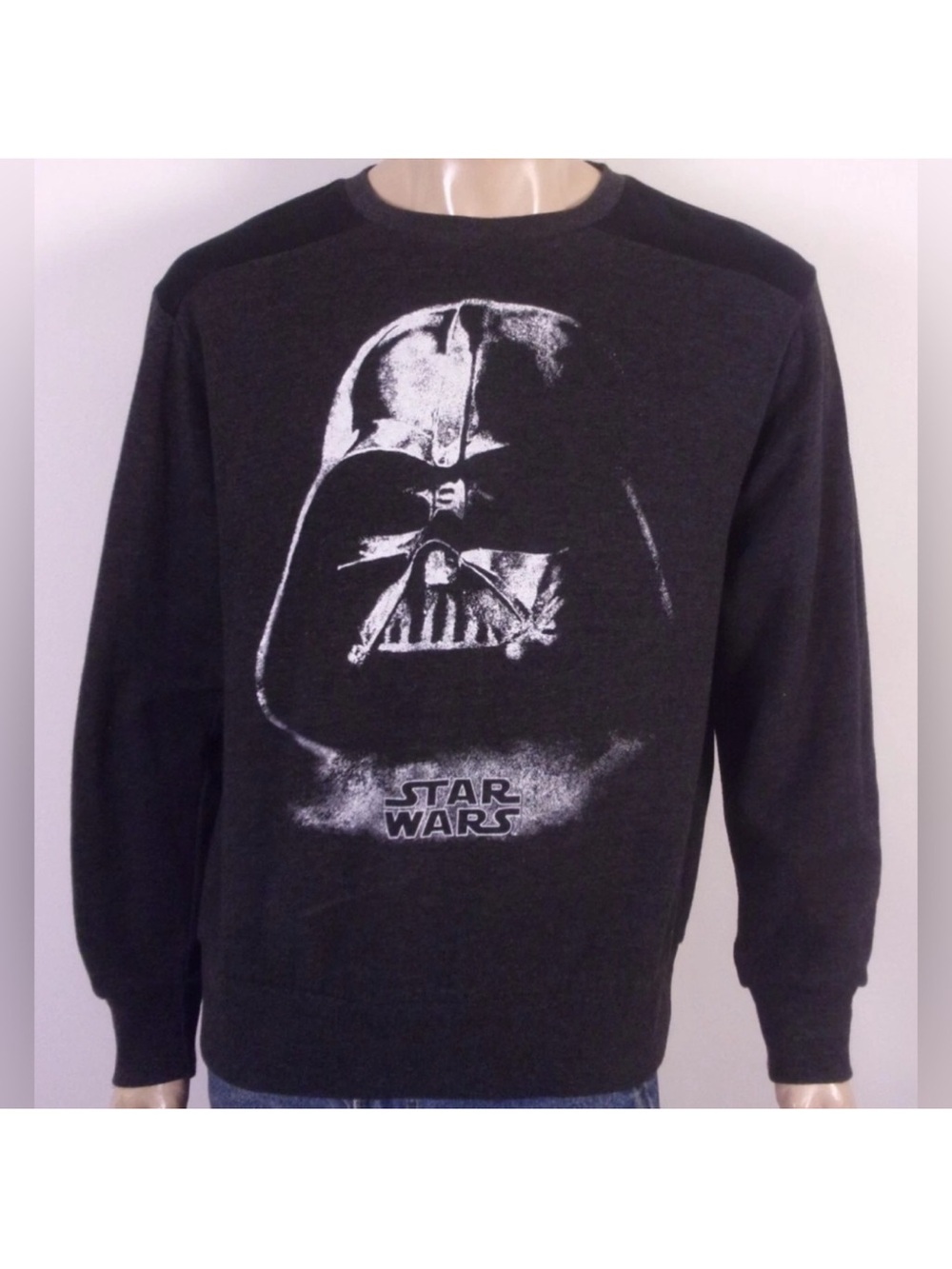 Star Wars Darth Vader Men's Split Stitch Panel Crewneck Sweatshirt
